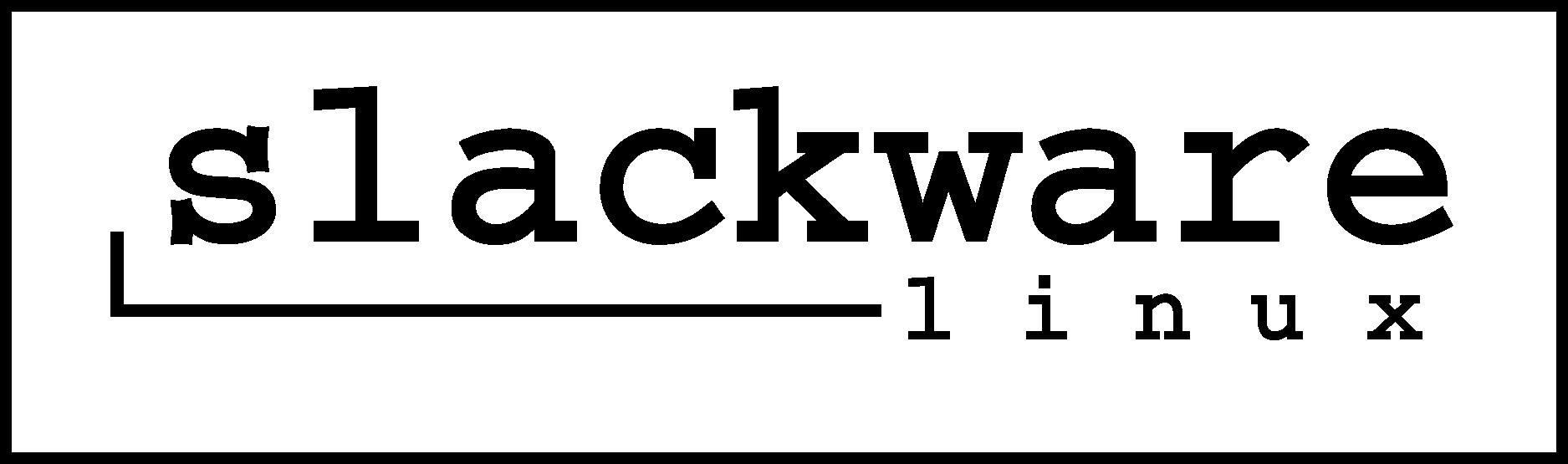 Linux Slackware Logo Vector Logo